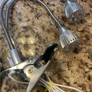 Dual Head LED Light,56 LED 120 Degree Flexible Gooseneck Double Switch